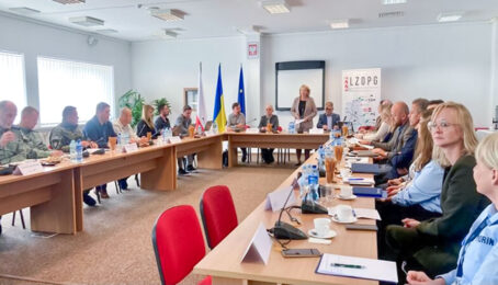 Przygotowania do budowy Terminala Samochodowego w Okopach w ramach polsko-ukraińskiego projektu koordynowanego przez CUPT