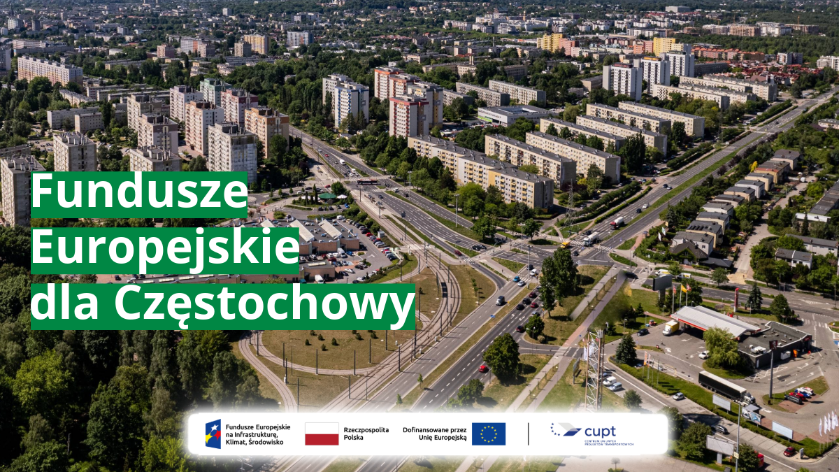 Częstochowa – Panorama view of the city