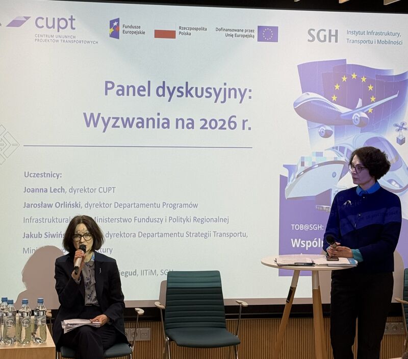 Joanna Lech, z lewej, podczas TOB@SGH