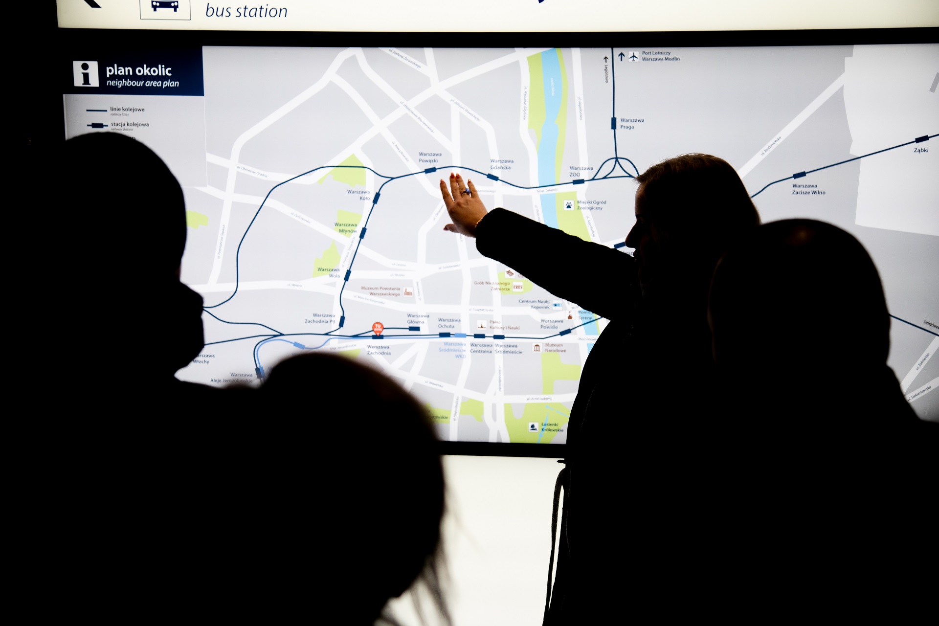 Study visit to the Warszawa Zachodnia railway station