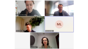 Uczestnicy spotkania online z&nbsp;cyklu Dostępność 2030+ na platformie Microsoft Teams